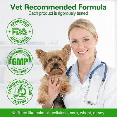Liver Support for Dogs, Milk Thistle for Dogs - Detox, Metabolic, Dog Multivitamin Supplement for Liver and Kidney Support & Immune Health, 400 Soft Chews