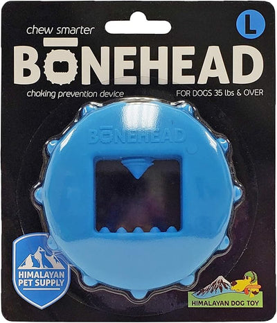 Himalayan Dog Chew Bonehead Large Dog Chew Holder, Secures Chews for Dogs, Chew Smarter and Longer, Stimulate Your Dog, Holds Yak Chews with Screw-in Fastener, 1 Dog Toy
