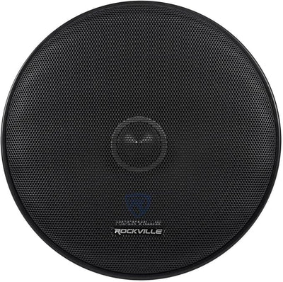 Rockville RXM84 8 Inch 250W Peak / 125W RMS 4 Ohm Mid-Bass/Mid-Range Car Audio Speaker, Kevlar Reinforced Cone, CEA Compliant, High SPL, for Car Audio Enthusiasts, 2-piece