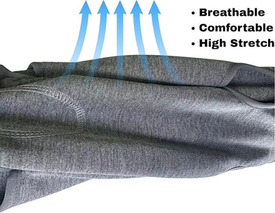 Dog Recovery Suit for Puppy & Small Dogs – Soft Cotton Anti-Lick Onesie, E-Collar Alternative for Abdominal Healing, Back Length 10-12" (Size S) – Please Check Size Chart Before Buying