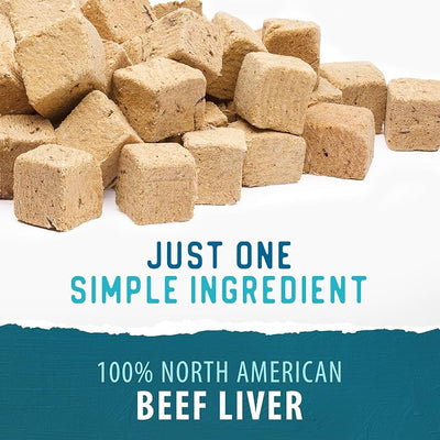 Caledon Farms, Value Pack Freeze Dried Beef Liver Bites, 12.5 oz, Freeze Dried Dog Treats