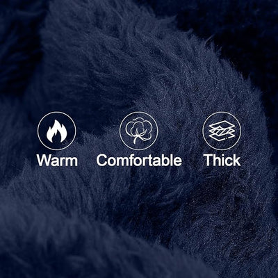 XPUDAC 3 Pack Dog Sweater, Dog Winter Clothes for Small Medium Dogs Girl Boys Fleece Pet Pajamas for Winter Christmas-2XL（Blue,Navy,Grey