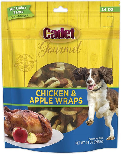 Cadet Gourmet 14 Oz. Chicken & Apple Wrapped Dog Treats - 1 Each