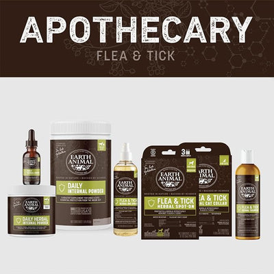 Earth Animal Apothecary Natural Flea & Tick - Herbal Bug Spray for Dogs & People - 8 oz. Bottle