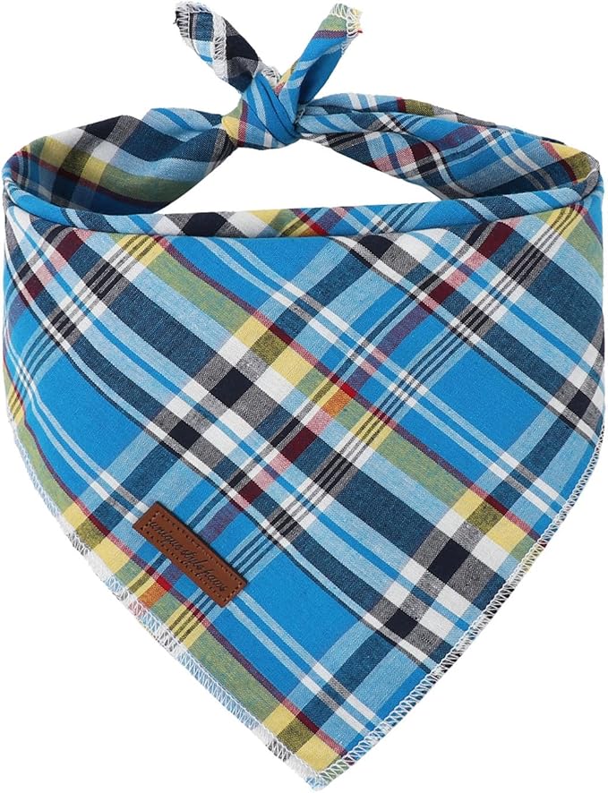 Unique Style Paws Dog Bandanas 1PC Washable Cotton Triangle Dog Scarfs for Small Medium Large Dogs and Cats