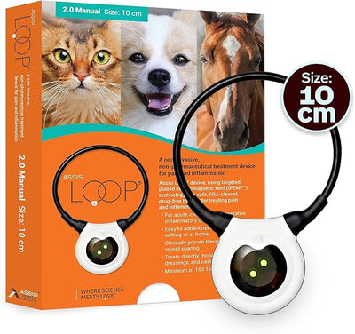 Assisi Loop 2.0 Manual tPEMF Device for Dogs, Cats, and Horses (10 cm)