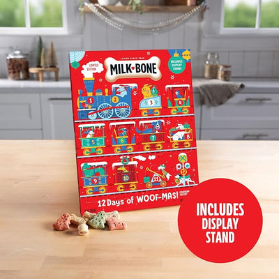 Milk-Bone Holiday 12 Day Treat Calendar, 2.85 oz Box (Pack of 2)