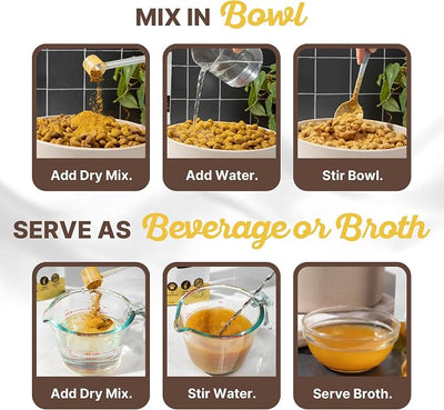 Mobility Gold Dog Broth Powder - Hip & Joint Superfood – Dry Dog Food Gravy Topper or Liquid Broth – Beef Liver, Glucosamine, Chondroitin and Natural Ingredients – 30 Scoop Pack