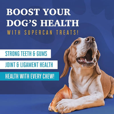 Supercan Mega Mix (2lb/32oz) Bargain Bag Treats for Dogs, All-Natural Premium Hand Selected Chews for Puppy/Large/Medium/Senior Dogs, Healthy & Natural Source of Vitamin A, B6, B12, Protein SUPERFOOD