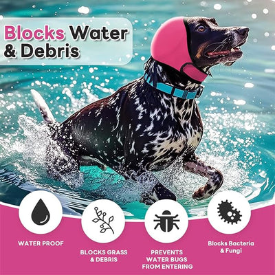 Dog Ear Muffs Noise Protection, Stress-Reducing, Comfortable, Perfect for Thunderstorms, Noise,Vet Visits & Preventing Water