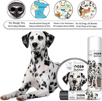 The Blissful Dog Dalmatian Unscented Nose Butter, 4-Ounce