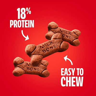 Milk-Bone Soft & Chewy Dog Treats, Made with Real Beef & Filet Mignon, 5.6 Ounce Pouch (Pack of 10)