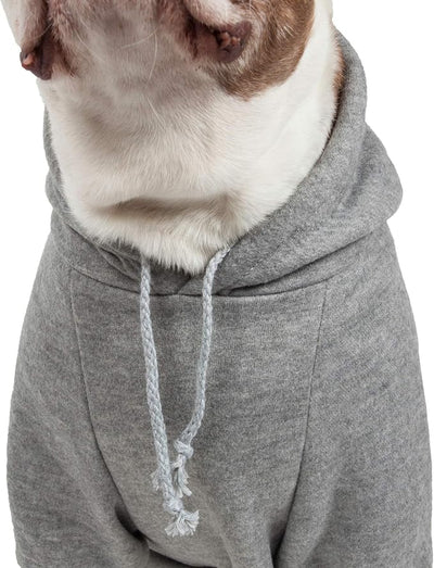 Pet Life ® Hooded Dog Sweater Made with Soft and Premium Plush Cotton - Dog Hoodie Pet Sweater Features Hook-and-Loop Closures for Easy Access and Machine Washable (Pack of 2)