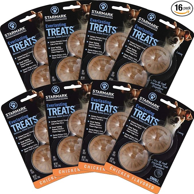Starmark Everlasting Treats Dental Chews Small Chicken 2ct (8pk)