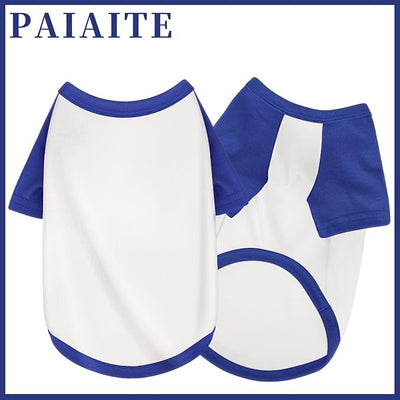 Stylish 2PCS Color Block Dog Shirt: Premium Polyester, Comfortable, Breathable, and Wrinkle-Resistant. Perfect Apparel for Small, Medium, & Large Dogs, a Must-Have for Pet Lovers S