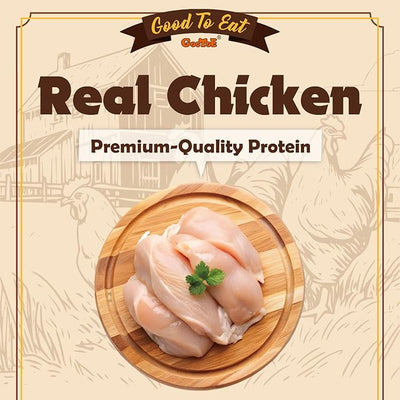 Gootoe Dog Treats, Chicken Jerky for Dogs - Dog Training Treats; High-Protein, Gluten-Free, Hypoallergenic, Grain-Free, Chicken Chips, 1 lb (Pack of 3)