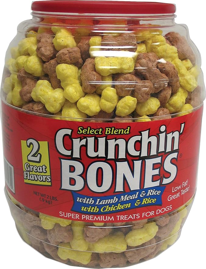 Pupcorn Plus Puffed Dog Treats w/ Prebiotic & Probiotics, Multi Flavored Puffed Treats, 2 lb