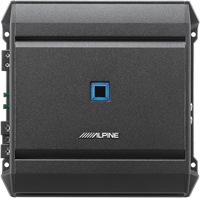 Alpine S-A60M, S Series Class D Monoblock Subwoofer Amplifier, 600 Watts