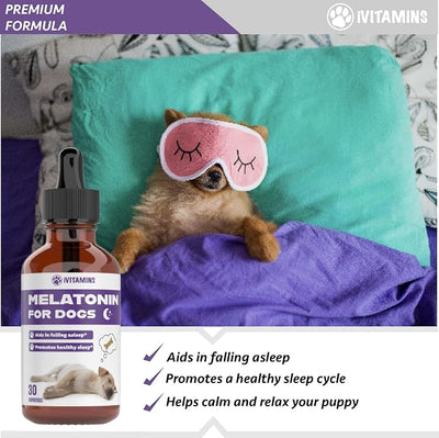 Melatonin for Dogs | Dog Melatonin | Melatonin for Dogs Sleep | Sleep Aid for Dogs | Dog Sleep Aid | Dog Calming | Calming for Dogs | Dog Calming Treats | Dog Anxiety Relief | (1)