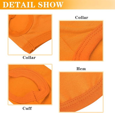 Cotton Dog Shirt with 'Little Miss Adorable' Corgi Head Print, Soft & Breathable Pet Apparel for Small, Medium, and Large Dogs, All-Season Sleeveless Vest, Cute and Comfortable Dog Outfit.Orange 4XL