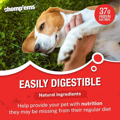 CHOMP 'EMS Ruffin' It 21000 Purehide Bars Dog Chew, 6.35 oz