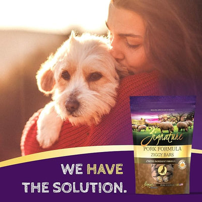 Zignature Pork Limited Ingredient Formula Biscuit Dog Treats 12oz