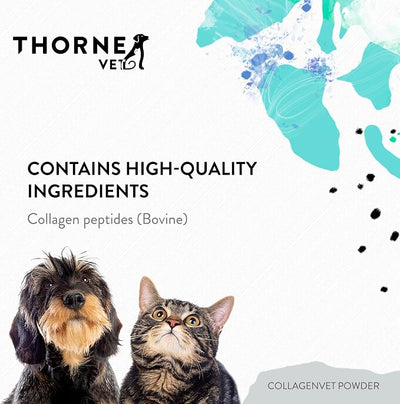 ThorneVet Collagen Supplement for Dogs & Cats – Powder to Support Healthy Joints, Muscles, Bones, and Skin - 75 Scoops