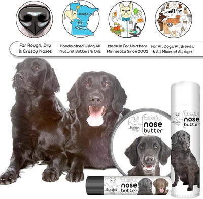 The Blissful Dog Flat-Coat Retriever Unscented Nose Butter - Dog Nose Butter, 2 Ounce