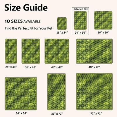 Washable Training Pads for Dog Pee Pads for Dogs - Reusable & Super Absorbent Puppy Pads Pet Potty Crates Dog Supplies Puppy Essentials Green/Multi 24" x 36", 2 Pack