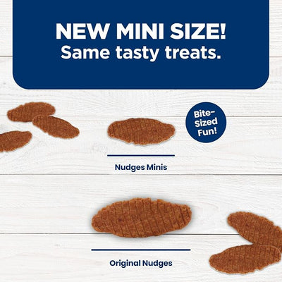 Blue Buffalo Nudges Minis Jerky Cuts Made with Real Chicken, Natural Dog Treats Mineral-Enhanced for Flavor, 10 oz. Bag (Pack of 6)