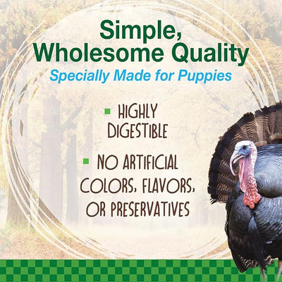 Nylabone Healthy Edibles Wild Natural Long-Lasting Turkey Flavor Bone Chew Treats for Dogs, Small/Regular, 4 Count (Pack of 2)