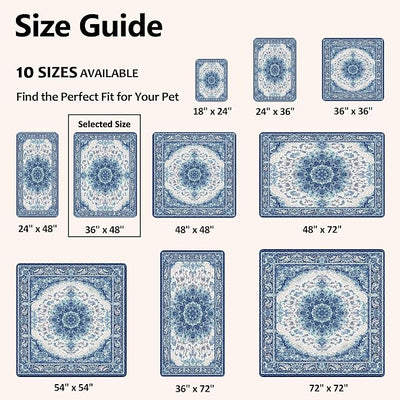 Washable Pee Pads for Dogs, Reusable Puppy Potty Training Pads, Ultra-Absorbent Thick Waterproof Leak-Proof Non-Slip Pads & Mat for Crate, Playpen, Floor, Whelping & Housebreaking , 2 Pack 36"x48"