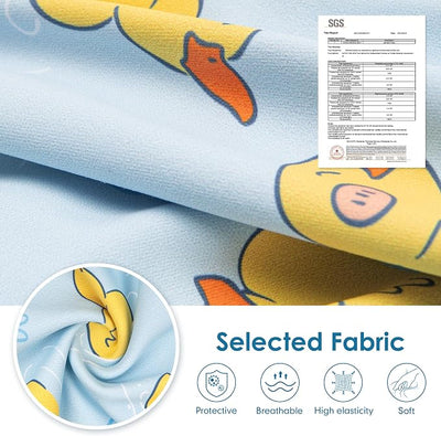 cyeollo Recovery Suit for Dogs Surgery Suit Female Spay Soft Pet Onesie Bodysuit Male Dog Neuter, Medium Large Dogs Surgical Recovery Shirt, Yellow Duck, XL