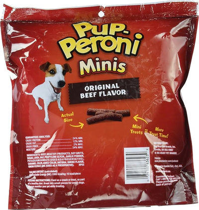 Pup-Peroni Original Beef Flavored Mini Dog Treats, 22.5 Ounce Bag (Pack of 4)