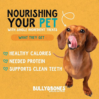 Bully & Bones 12 Inch Odor Free Straight Bully Sticks (12 Pack) for Dogs That Like to Chew. Healthy Single-Ingredient Beef chew Treats Crafted to Stimulate Your Dog’s Taste Buds. 12" Bully Sticks.