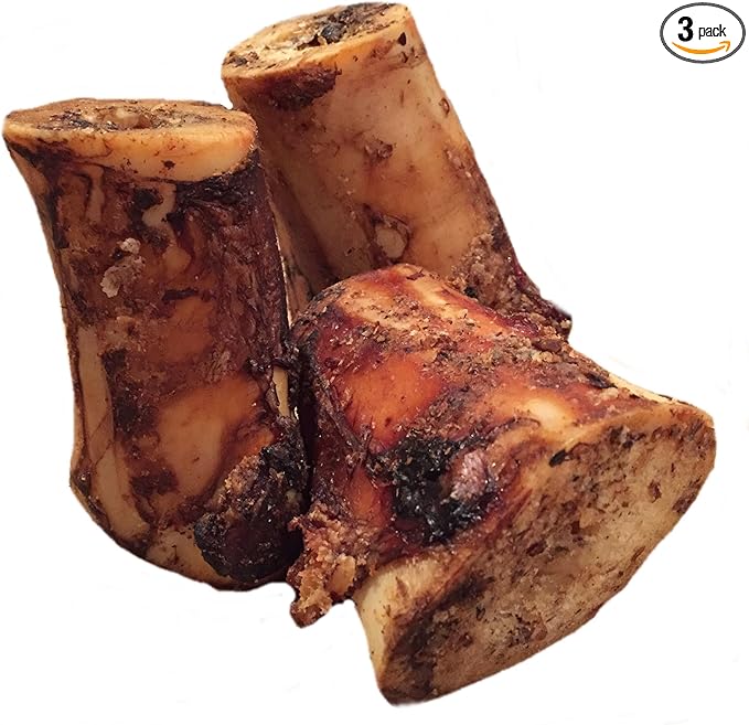 K9 Connoisseur Beef Marrow Dog Bones Long Lasting for Aggressive Chewers - USA Made Single Ingredient Dynamo Bone for Small and Medium Dogs Upto 50 Pounds - 3 Pack