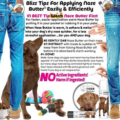 The Blissful Dog Chesapeake Bay Retriever Unscented Nose Butter, 4-Ounce