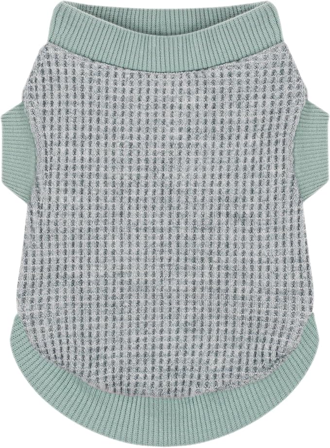Cozy and Functional Dog Shirts for Small Puppies: Stretchable Green Attire with Easy-On Design, Ideal for Chihuahuas and Yorkies - Enhance Comfort and Playfulness on Chill Days X-Small
