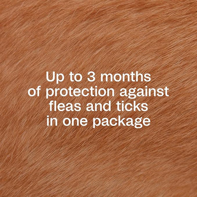 ADAMS Plus Flea & Tick Prevention Spot On for Dogs, Toy/Small Dog, Kills Fleas & Ticks (Brown Dog/Deer Ticks), Kills and Repels Mosquitoes, Prevents Flea Infestations, 3-Month Supply, 3 Pack