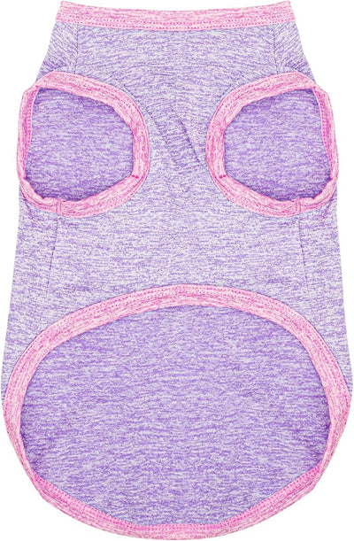 Chic Ion Polyester Dog Vest: Adorable Fashion Apparel for Small, Medium, and Large Breeds, Moisture-Wicking, Soft, Anti-Static, Durable, and Easy-to-Clean Design - Purple L