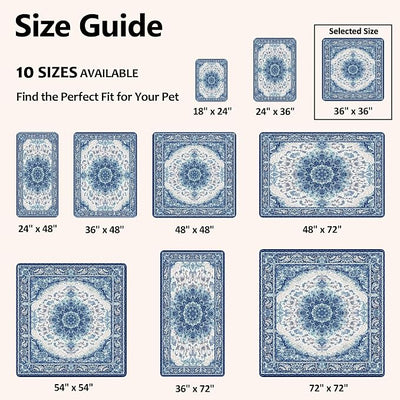 Washable Pee Pads for Dogs, Reusable Puppy Potty Training Pads, Ultra-Absorbent Thick Waterproof Leak-Proof Non-Slip Pads & Mat for Crate, Playpen, Floor, Whelping & Housebreaking , 2 Pack 36"x36"