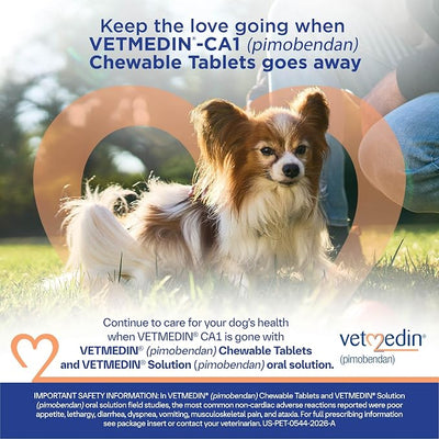 VETMEDIN®-CA1 (pimobendan) Chewable Tablets for Dogs, 1.25 mg, 50ct