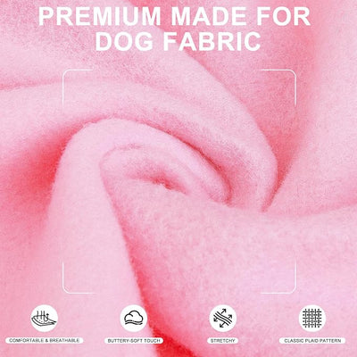 EXPAWLORER Princess Dog Hoodie-Soft Dog Sweater Calming Fleece Sweatshirt Cold Weather Pet Clothes,Pitbull Clothes Outfits,Coat Apparel for Puppy,Cat, Small Medium Large Dogs,Pink S-Medium