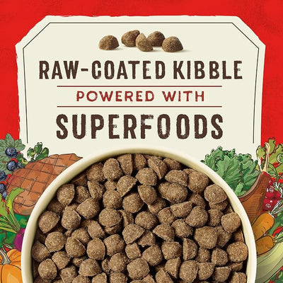 Stella & Chewy's SuperBlends Raw Coated Wholesome Grains Grass-Fed Beef, Beef Liver & Lamb Recipe with Superfoods, 3.5 lb. Bag (Pack of 2)