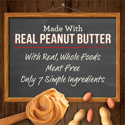 Merrick Oven Baked Dog Treats, Natural Cookies For Dogs, Paw’some P’nut Butter Cookie With Real Peanut Butter - 11 oz. Bag