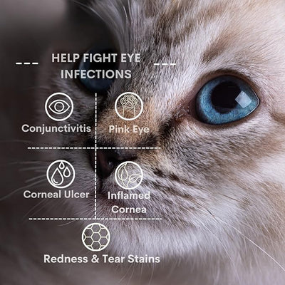 Pet Eye Cream for Dogs, Cats and All Pets - 1/8 oz (3.5g) 2 Tube