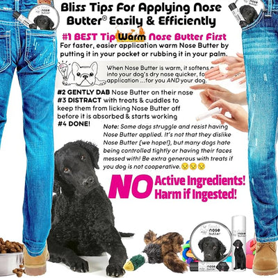 The Blissful Dog Curly-Coat Retriever Unscented Nose Butter, 2-Ounce