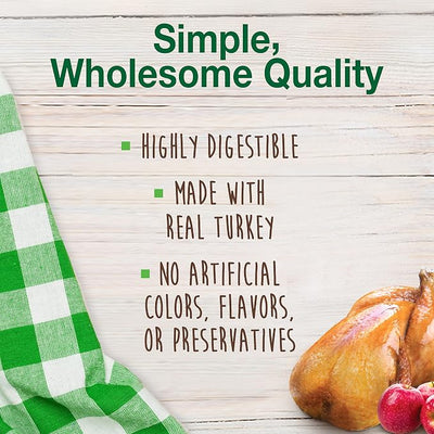 Nylabone Healthy Edibles Natural Chews, Long Lasting Dog Bones, Healthy Dog Treats, Turkey & Apple Flavor, X-Small (12 Count)