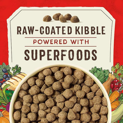 Stella & Chewy's SuperBlends Raw Coated Wholesome Grains Cage-Free Chicken & Duck Recipe with Superfoods, 3.5 lb. Bag (Pack of 2)