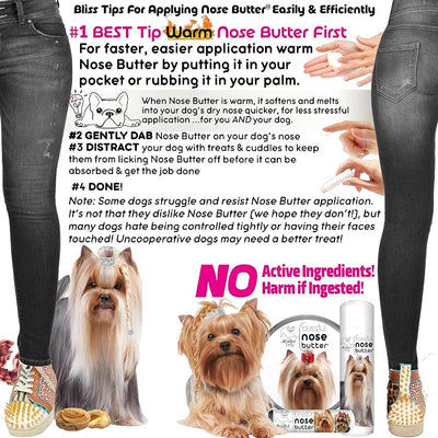 The Blissful Dog Yorkshire Terrier Unscented Nose Butter, 16oz